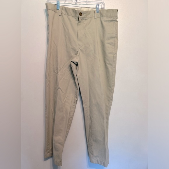 Men’s Dress Pants. LL Bean. Size 36/30. Khaki - Picture 1 of 6